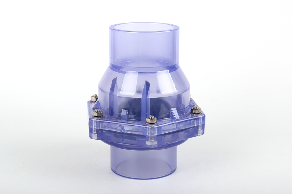 方城透明翻板式止回阀